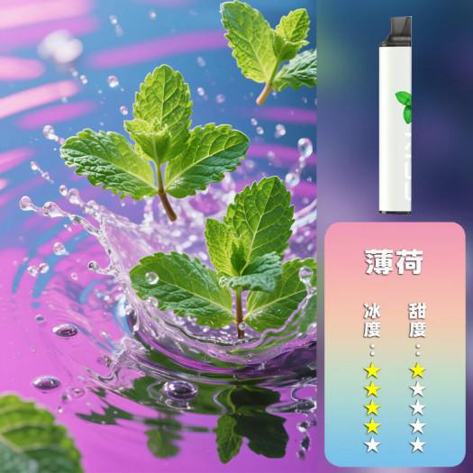 凱斯KISS 6500口 拋棄式電子煙彈磁吸式薄荷口味