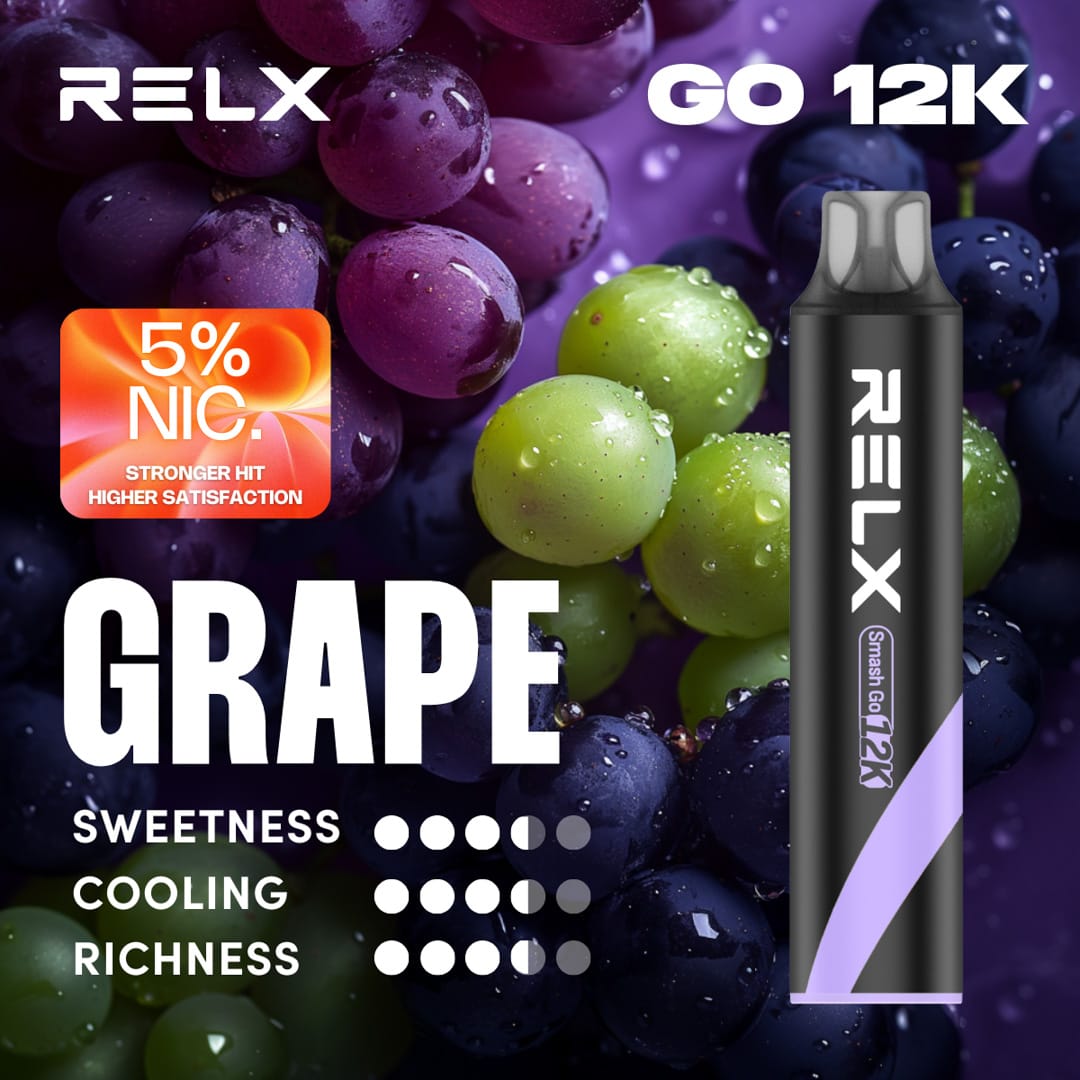 【老饕必看】RELX 悅刻 12000 口「紫晶葡萄」真實評測：全天候銷量長青王，從第一口到最後一口的爆汁享受！